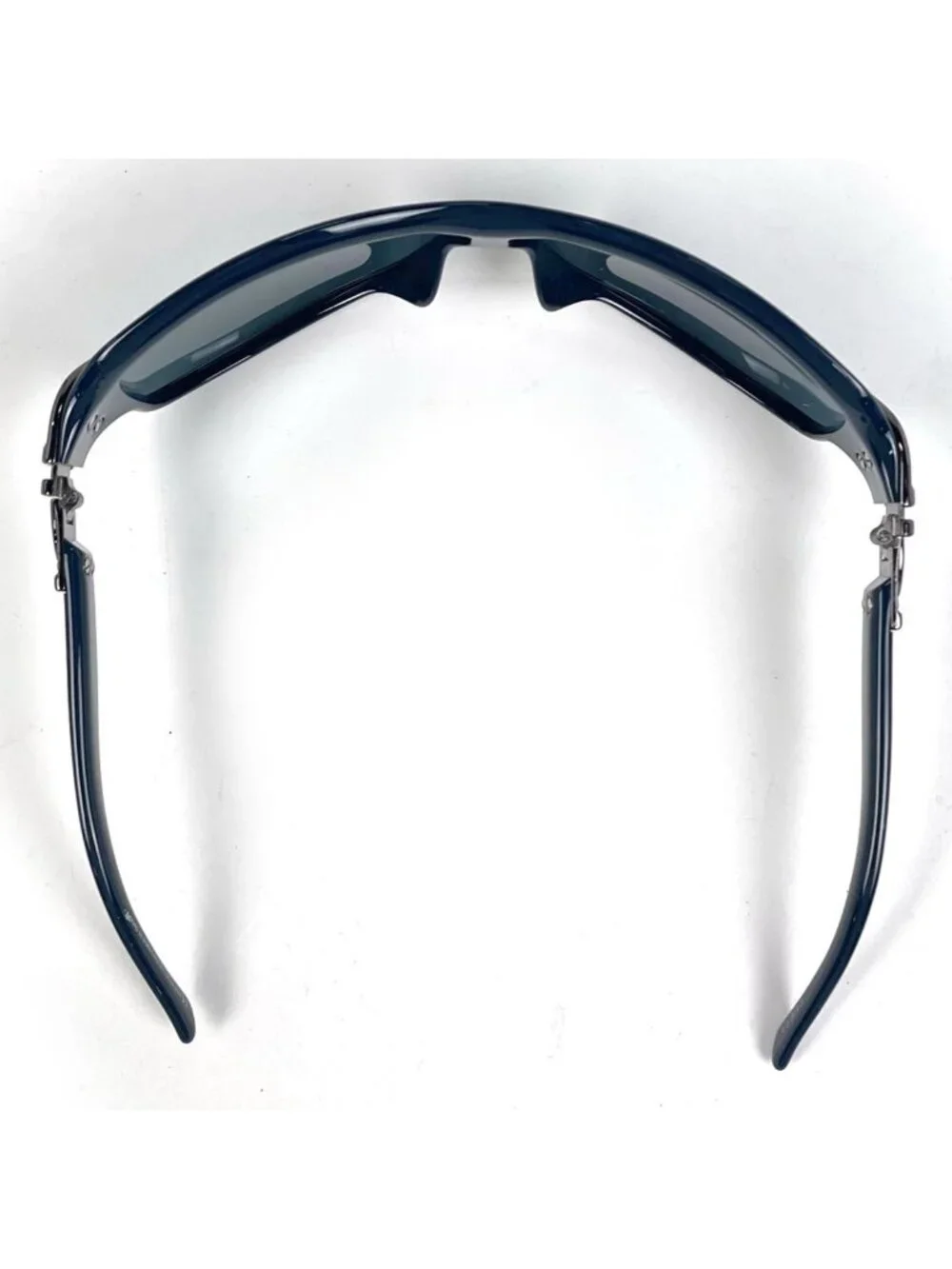 Gucci Logo Sunglasses Mirror Lens Acetate Blue Eyewear